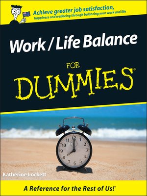 cover image of Work / Life Balance For Dummies